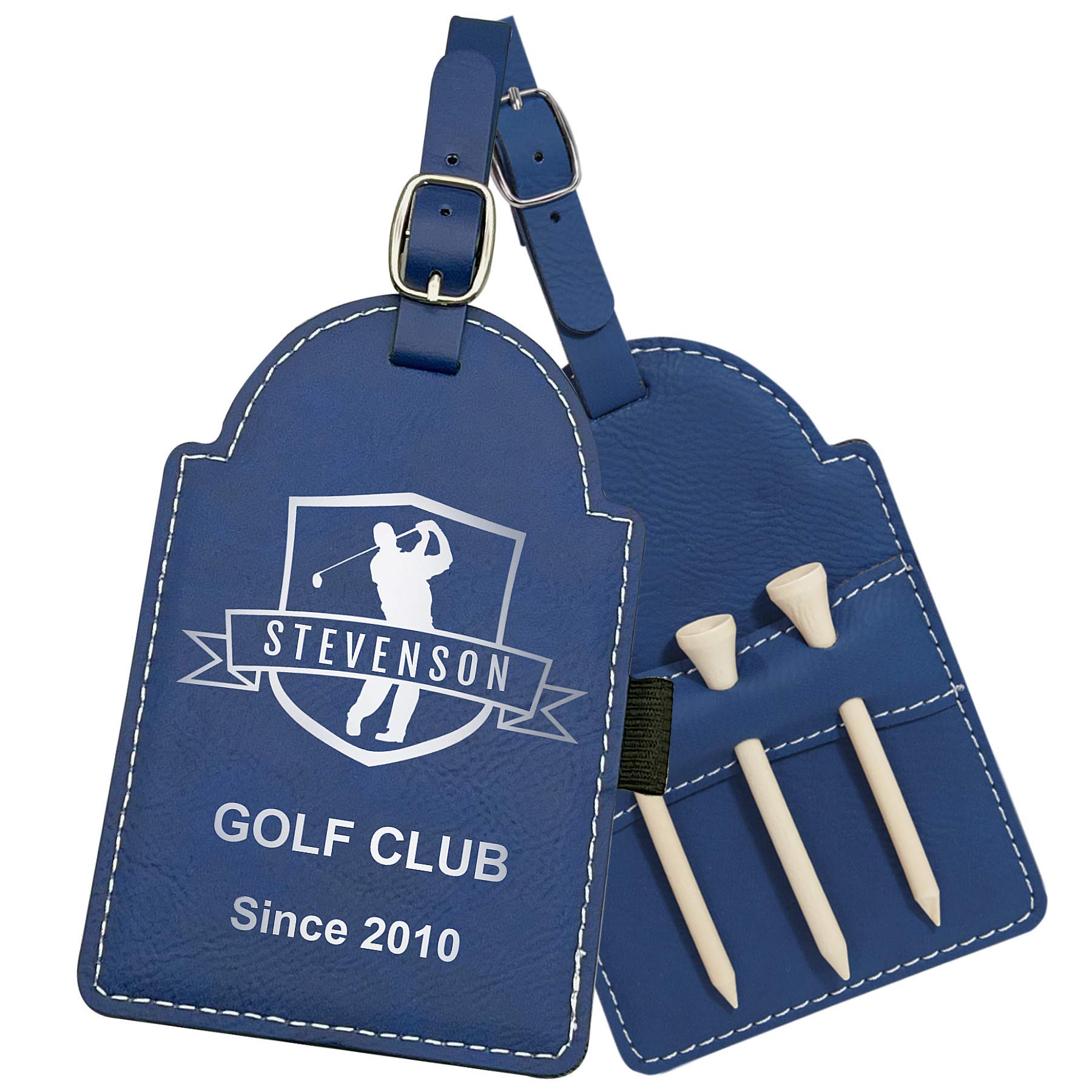 Amazon.com: Personalized Golf Bag Tag with Tees, Customized